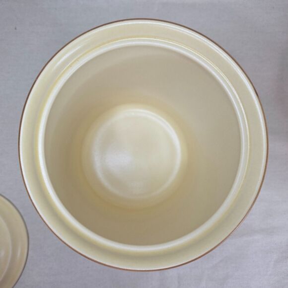 Vtg Pfaltzgraff Village Baking Set | 5-Piece Mixing Bowl & Cookie Jar Collection - Picture 5 of 16